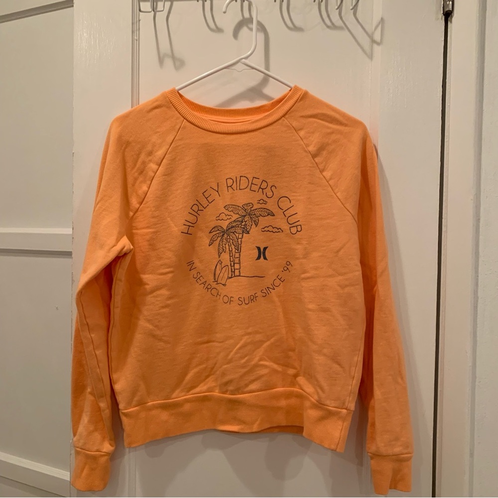 Hurley orange XS crewneck